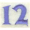 Number 12 Lighthouse Clock Icon 6.5"