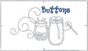 Button Jar Cover