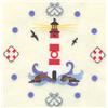 Anchor Lighthouse Clock 8"