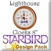 Lighthouse Clocks 8" Design Pack