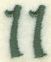 Number 11 Sewing Clock Icon 6.5"