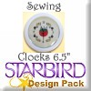 Sewing Clocks 6 1/2" Design Pack