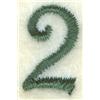 Number 2 Sewing Clock Icon 8"