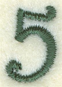 Number 5 Sewing Clock Icon 8"