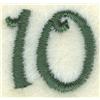 Number 10 Sewing Clock Icon 8"
