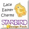 Lace Easter Charms Design Pack
