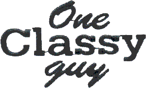 One Classy Guy --lettering only
