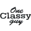 One Classy Guy --lettering only