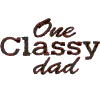 One Classy Dad --lettering only