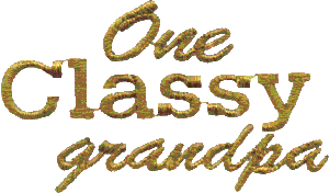 One Classy Grandpa --lettering only