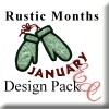Rustic Months w/ Captions