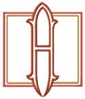 Romanesque 7 Letter A, Larger