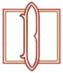 Romanesque 7 Letter D, Larger