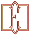 Romanesque 7 Letter E, Larger