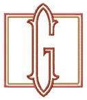Romanesque 7 Letter G, Larger