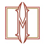 Romanesque 7 Letter M, Larger