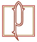Romanesque 7 Letter P, Larger