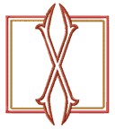 Romanesque 7 Letter X, Larger