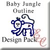 Baby Jungle Outline