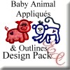 Baby Animals Appliqués & Outlines