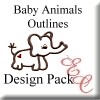 Baby Animals Outlines