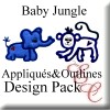 Baby Jungle Appliqués & Outlines