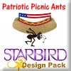 Patriotic Picnic Ants Design Pack