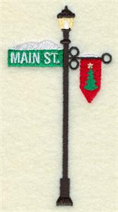 Christmas Village Street Sign