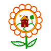 House in the middle of the flower