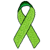 Campaign Ribbon - Green, outlined