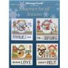 Image of Snowmen For All Seasons Cross Stitch Pattern