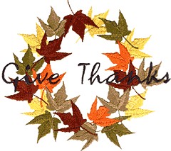 Give Thanks Wreath/Leaves
