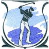 Golfer Swinging in Crest