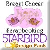 Breast Cancer Scrapbooking Design Pack