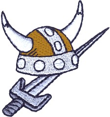Viking Helmet/Sword Mascot