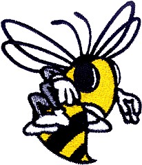 Hornet Mascot Embroidery Design by Creative Design