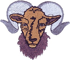 Ram Head Mascot