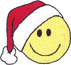 Happy Face/Santa Hat