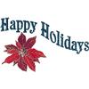Poinsettia/Happy Holidays