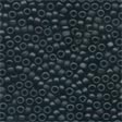 Mill Hill Frosted Glass Seed Beads, Size 11/0 / 62014 Black