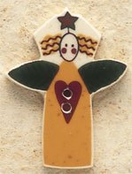 Debbie Mumm Buttons / Garden Angel with Heart