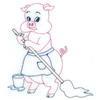 Pig Mopping