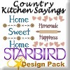 Country Kitchen Sayings Design Pack