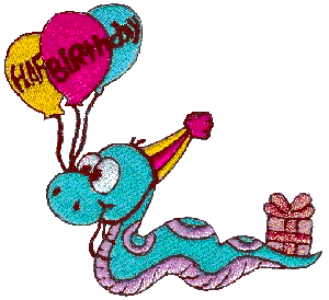 Happy Birthday snake
