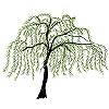 Willow Tree Embroidery Design by Cactus Punch