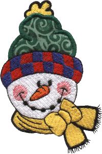 January Snowman (Appliqué)