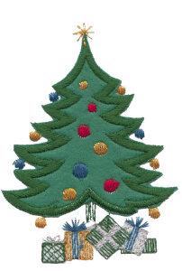 Christmas Tree Appliqué