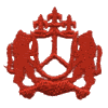 Lion Diamond Crest - outline