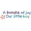 A bundle of joy, our little boy