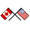 Canadian/US Flag